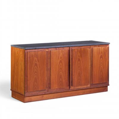 Jack Cartwright Jack Cartwright for Founders Mid Century Walnut and Slate Top Credenza
