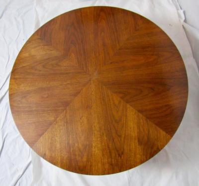Jack Cartwright Midcentury Walnut and Steel Coffee Table Jack Cartwright for Founders