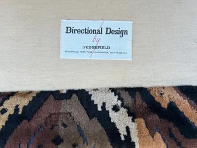 Jack Lenor Larsen Magnificent Directional Even Arm Sofa Jack Lenor Larsen Mid Century Modern
