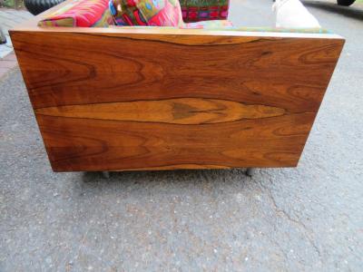 Jack Lenor Larsen Magnificent Milo Baughman Rosewood Loveseat Jack Lenor Larsen Mid Century Modern