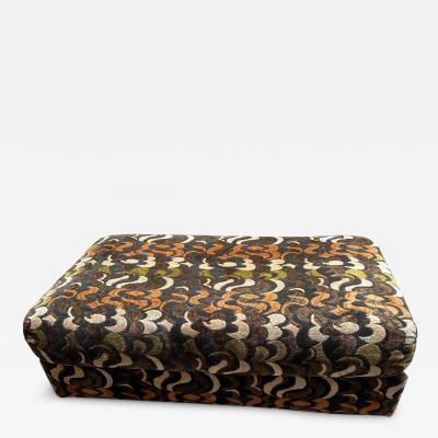Jack Lenor Larsen Stunning Jack Lenor Larsen style Ottoman Mid Century Modern