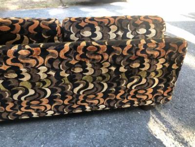 Jack Lenor Larsen Stunning Selig Jack Lenor Larsen Style Sofa Mid Century Modern