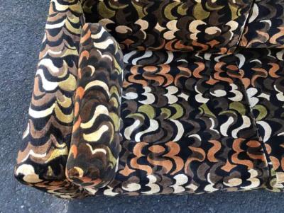 Jack Lenor Larsen Stunning Selig Jack Lenor Larsen Style Sofa Mid Century Modern