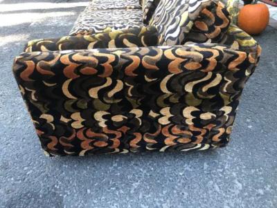 Jack Lenor Larsen Stunning Selig Jack Lenor Larsen Style Sofa Mid Century Modern