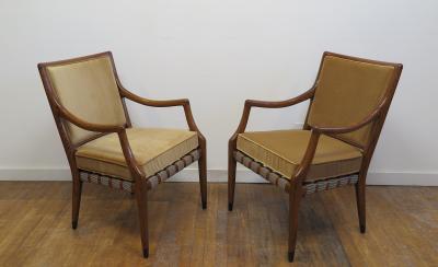 Jack Van der Molen Mid Century Arm Chairs by Jack Van Der Molen