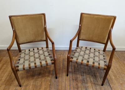 Jack Van der Molen Mid Century Arm Chairs by Jack Van Der Molen