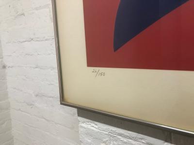 Jack Youngerman Signed Jack Youngerman Silkscreen Titled Peace