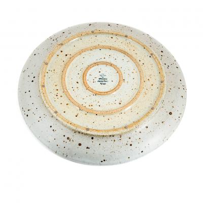 Jackie Lynd JACKIE LYND LARGE HAND THROWN DECORATED BOWL RORSTRAND SWEDEN