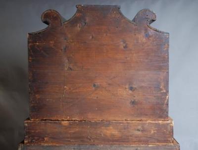Jacob Arend South German walnut bureau cabinet on stand