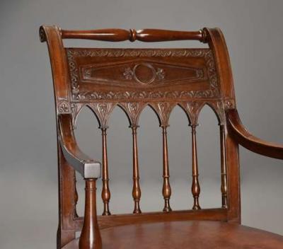 Jacob Freres Rare superb pair of French late 18thc Directoire walnut armchairs