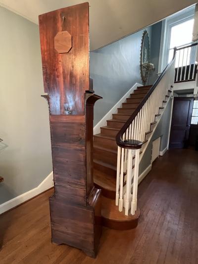Jacob Gorgas INCREDIBLE PRE REVOLUTIONARY WAR GRANDFATHER CLOCK BY JACOB GORGAS