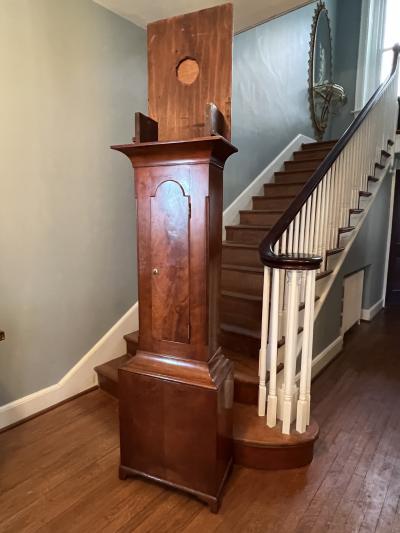 Jacob Gorgas INCREDIBLE PRE REVOLUTIONARY WAR GRANDFATHER CLOCK BY JACOB GORGAS