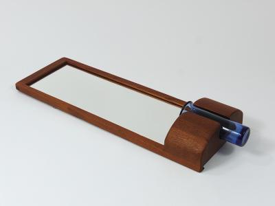 Jacob Hermann Jacob Hermann Per L tken Danish Wall Mirror Holmegaard Glass Vase 1960s