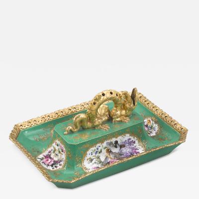 Jacob Petit Jacob Petit Porcelain Chinoiserie Tray