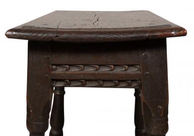 Jacobean Oak Joint Stool
