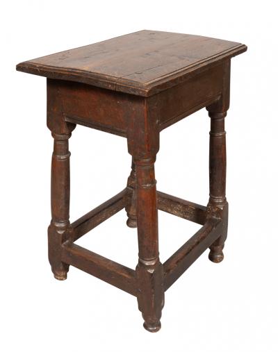 Jacobean Oak Joint Stool