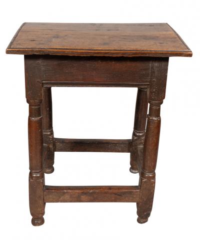Jacobean Oak Joint Stool
