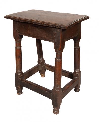 Jacobean Oak Joint Stool