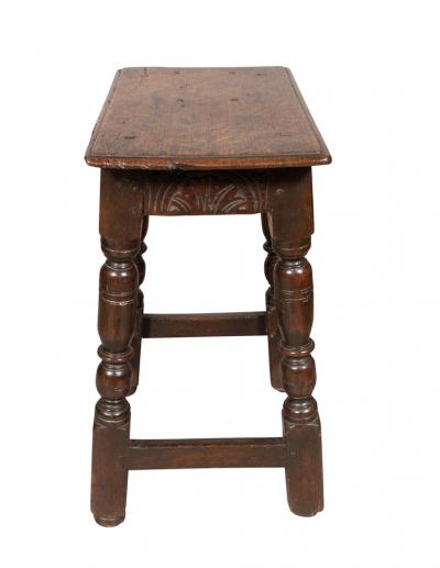 Jacobean Oak Joint Stool