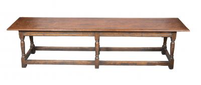 Jacobean Style Oak Bench