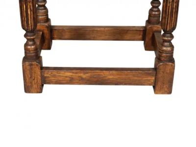 Jacobean Style Oak Stool