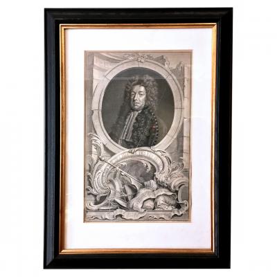 Jacobus Houbraken 0156 Set of Four 18th C Dutch Prints of British Noblemen by Jacobus Houbraken