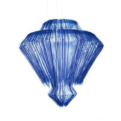 Jacopo Foggini Contemporary Jacopo Foggini Pendant Blue Polycarbonate Italian Pendant Lamp