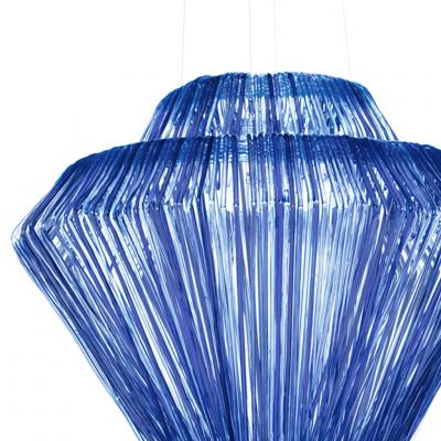 Jacopo Foggini Contemporary Jacopo Foggini Pendant Blue Polycarbonate Italian Pendant Lamp