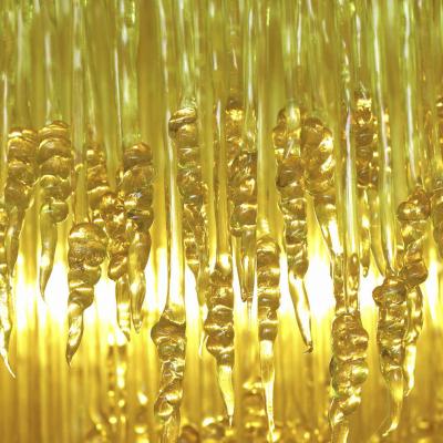 Jacopo Foggini Yellow Resin Chandelier Mod Sneeze B by Jacopo Foggini