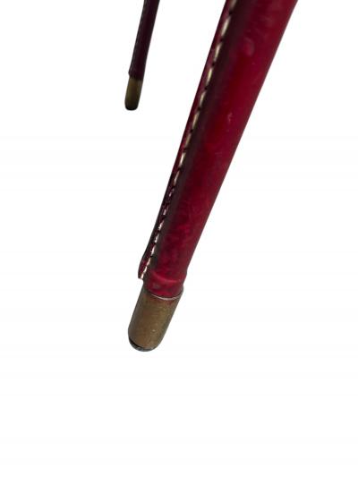 Jacques Adnet 1950s Ottoman by Jacques Adnet