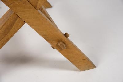 Jacques Adnet 1950s Pair of Stitched leather armchairs By Jacques Adnet