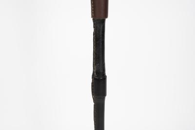 Jacques Adnet 1950s Stitched Leather Floor lamp By Jacques Adnet