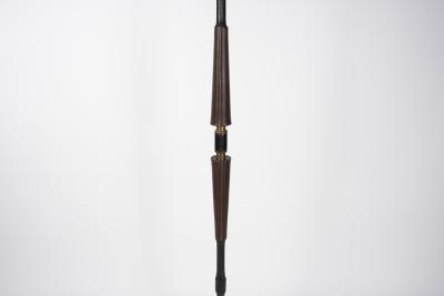 Jacques Adnet 1950s Stitched Leather Floor lamp By Jacques Adnet