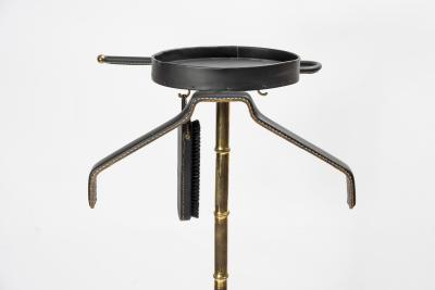 Jacques Adnet 1950s Stitched Leather valet by Jacques Adnet