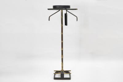 Jacques Adnet 1950s Stitched Leather valet by Jacques Adnet