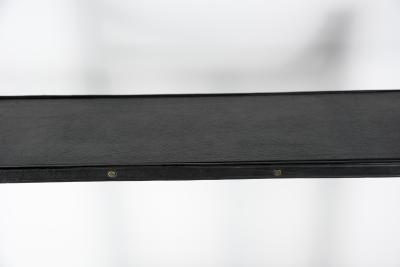 Jacques Adnet 1950s Stitched Leather wall shelves by Jacques Adnet