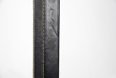 Jacques Adnet 1950s Stitched Leather wall shelves by Jacques Adnet