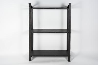 Jacques Adnet 1950s Stitched Leather wall shelves by Jacques Adnet