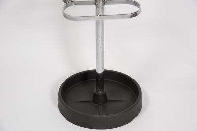 Jacques Adnet 1950s Stitched leather Coat stand by Jacques Adnet