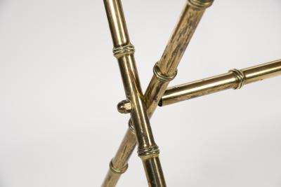 Jacques Adnet 1950s Stitched leather desk and stools By Jacques Adnet