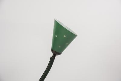Jacques Adnet 1950s Stitched leather lamp by Jacques Adnet