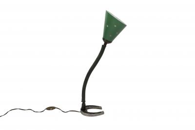 Jacques Adnet 1950s Stitched leather lamp by Jacques Adnet