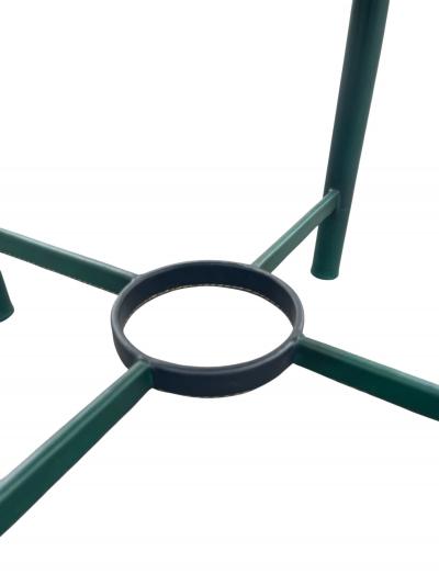 Jacques Adnet 1950s Stitched leather side table by Jacques Adnet