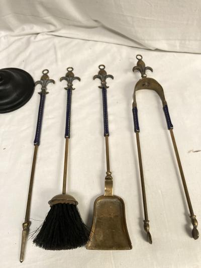 Jacques Adnet 1950s Stitched leather tools by Jacques Adnet