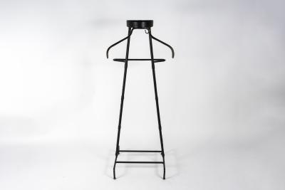 Jacques Adnet 1950s Stitched leather valet by Jacques Adnet