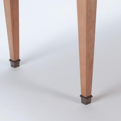 Jacques Adnet A French Oak Library Table in the manner of Jacques Adnet C 1940 