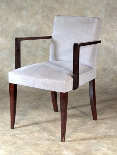 Jacques Adnet Adnet style single armchair desk chair