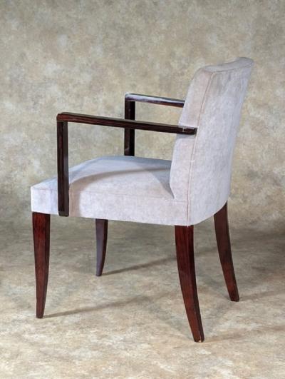 Jacques Adnet Adnet style single armchair desk chair