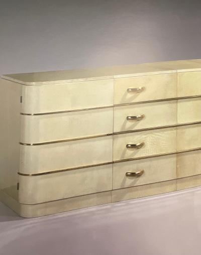 Jacques Adnet Art Deco Cabinet Sideboard by Jacques Adnet