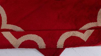 Jacques Adnet Art Deco Rug Attributed to Jacques Adnet